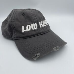 Aerie Gray Distressed Dad Hat Adjustable Baseball Cap OS NWT Low Key Comfy